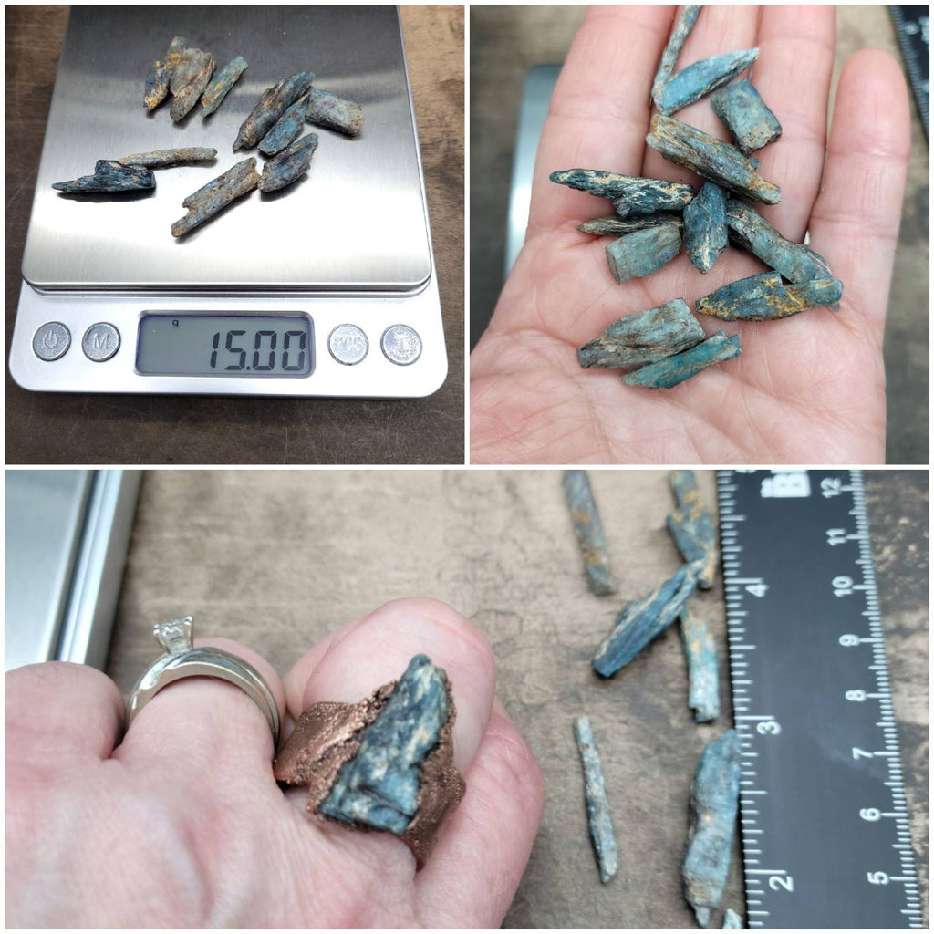 Kyanite Rough Stone / Healing Stones / Blue Kyanite / From Tanzania / Jewelry Supplies.
