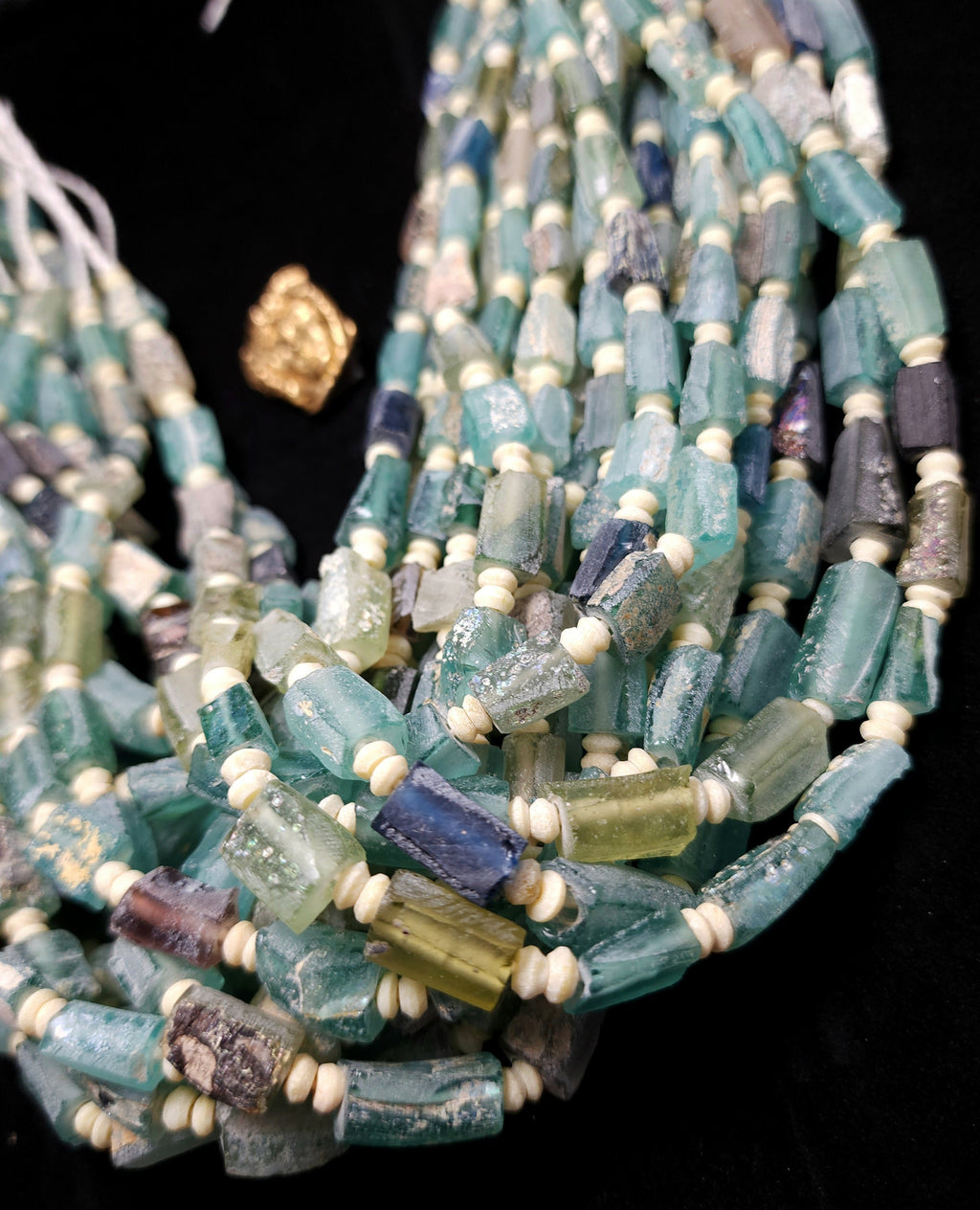 Antique Roman Glass, with a remarkable history spanning over 2000 years, this genuine glass is ideal for crafting exquisite jewelry.