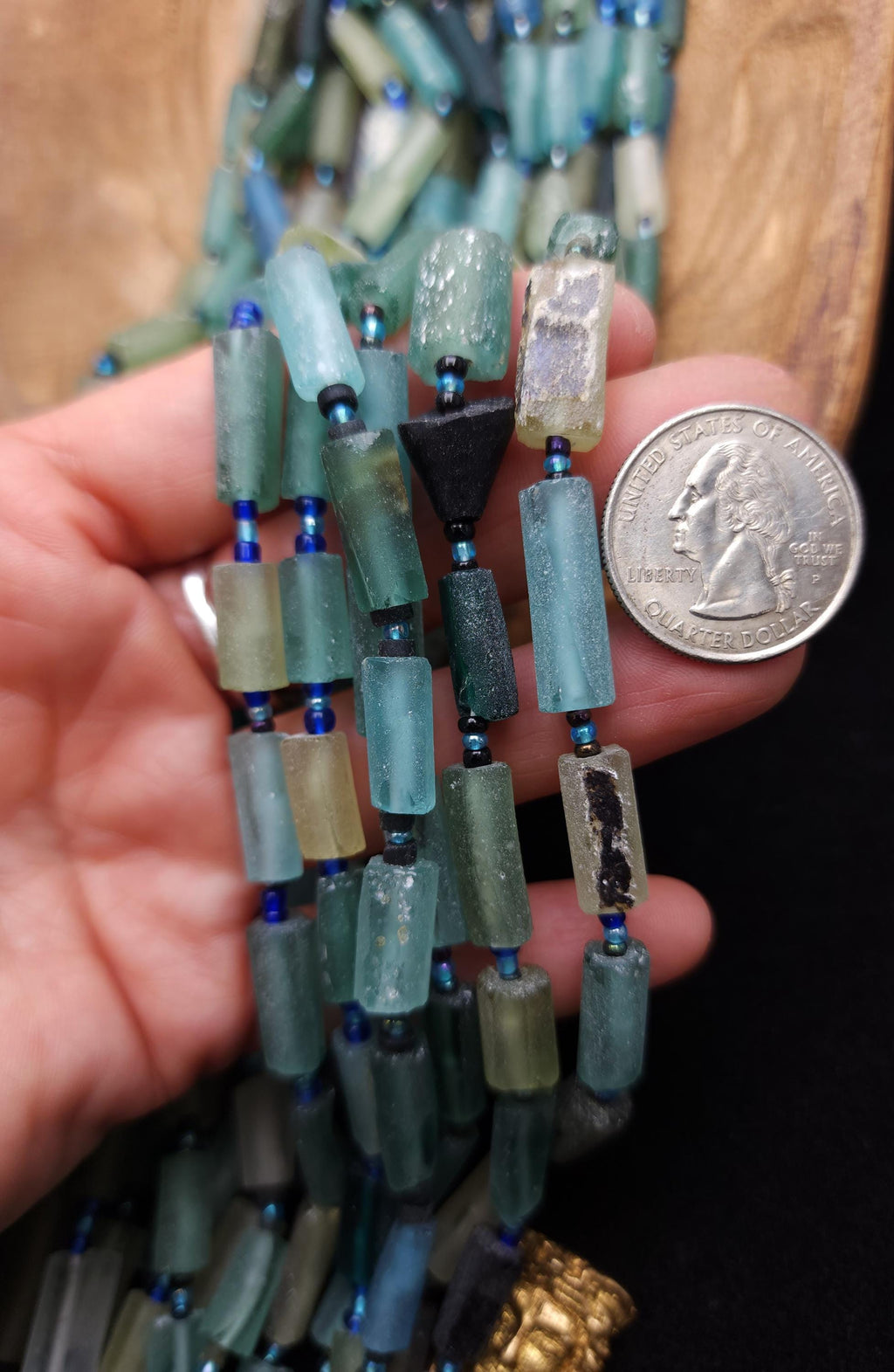 Antique Tube Roman Glass, with a rich history of over 15 centuries, offers a unique material for creating exceptional jewelry pieces.
