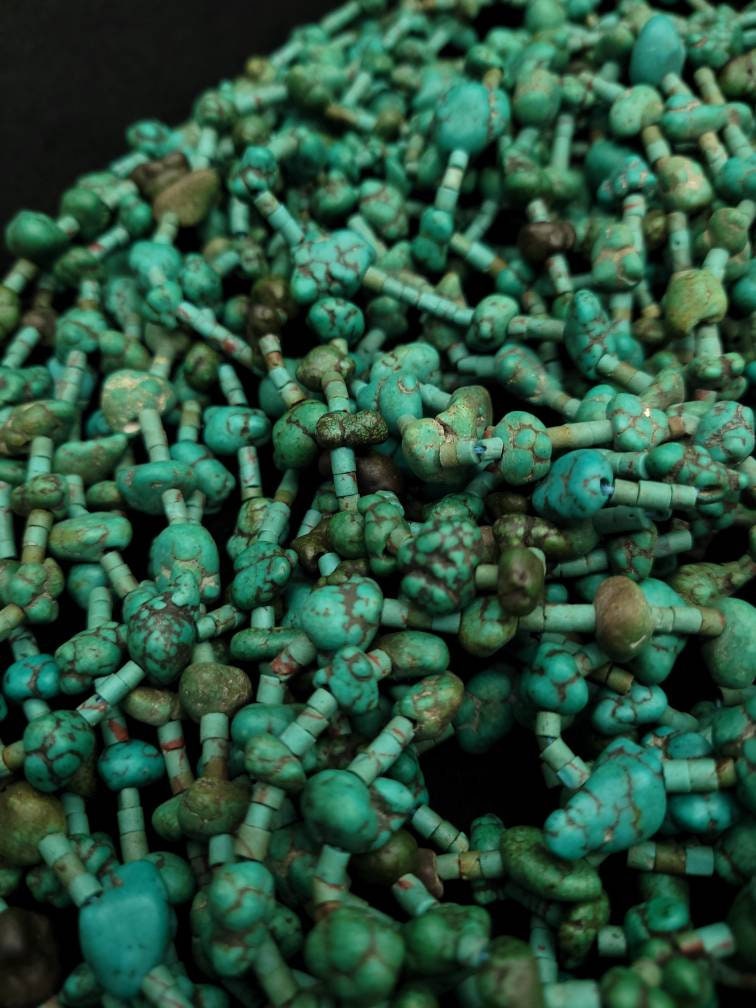 Turquoises Uncut Beads, Strand 17"-18 Inches, Unusual Stone Beads From Afghanistan,  JewelrySupplies.