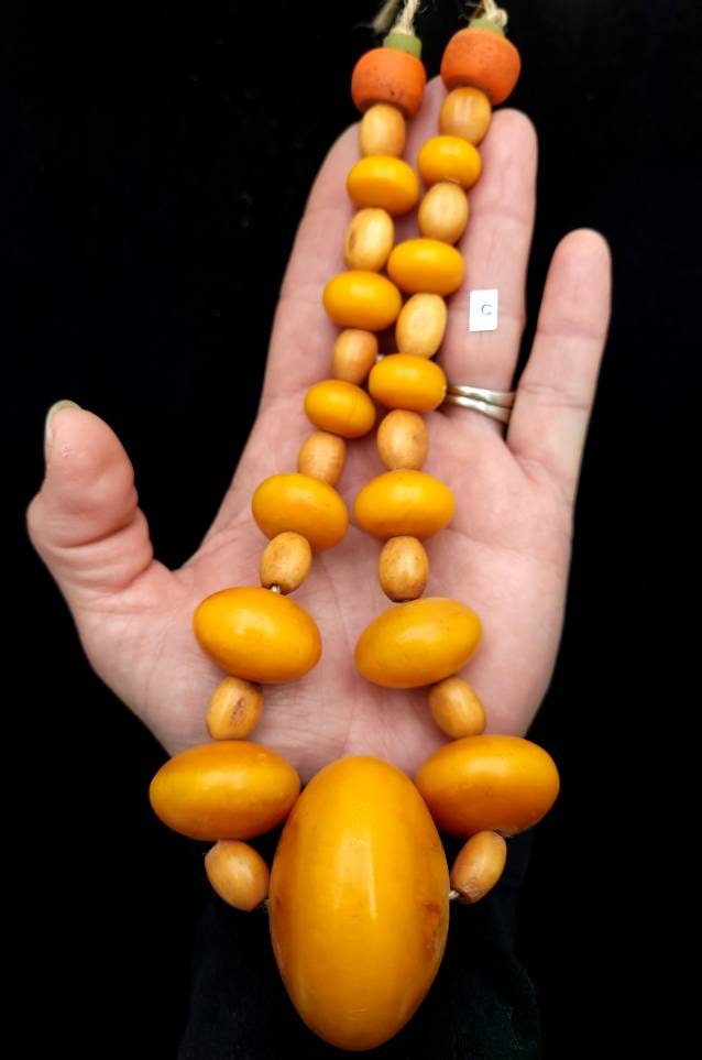 Copal African Resin Beads / African Trade Beads / Amber Beads / Option To Choose / Jewelry Supplies.