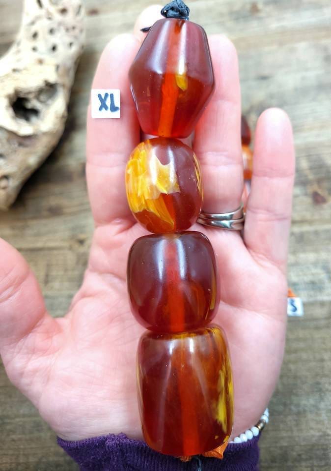 Synthetic Resin Beads /Option To Choose In Size / African / Tribal / Ethnic / Jewelry Supplies.