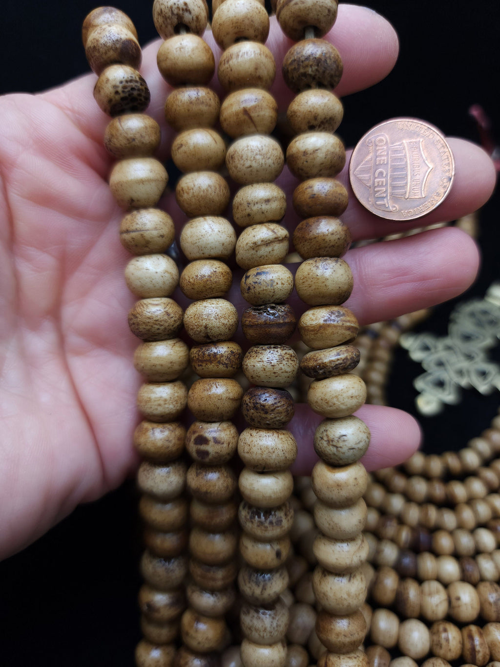 Handmade bone beads / African beads / Carbed bone beads / Jewelry supplies / Native American beads/ Ethnic beads / Boho beads / Tribal beads