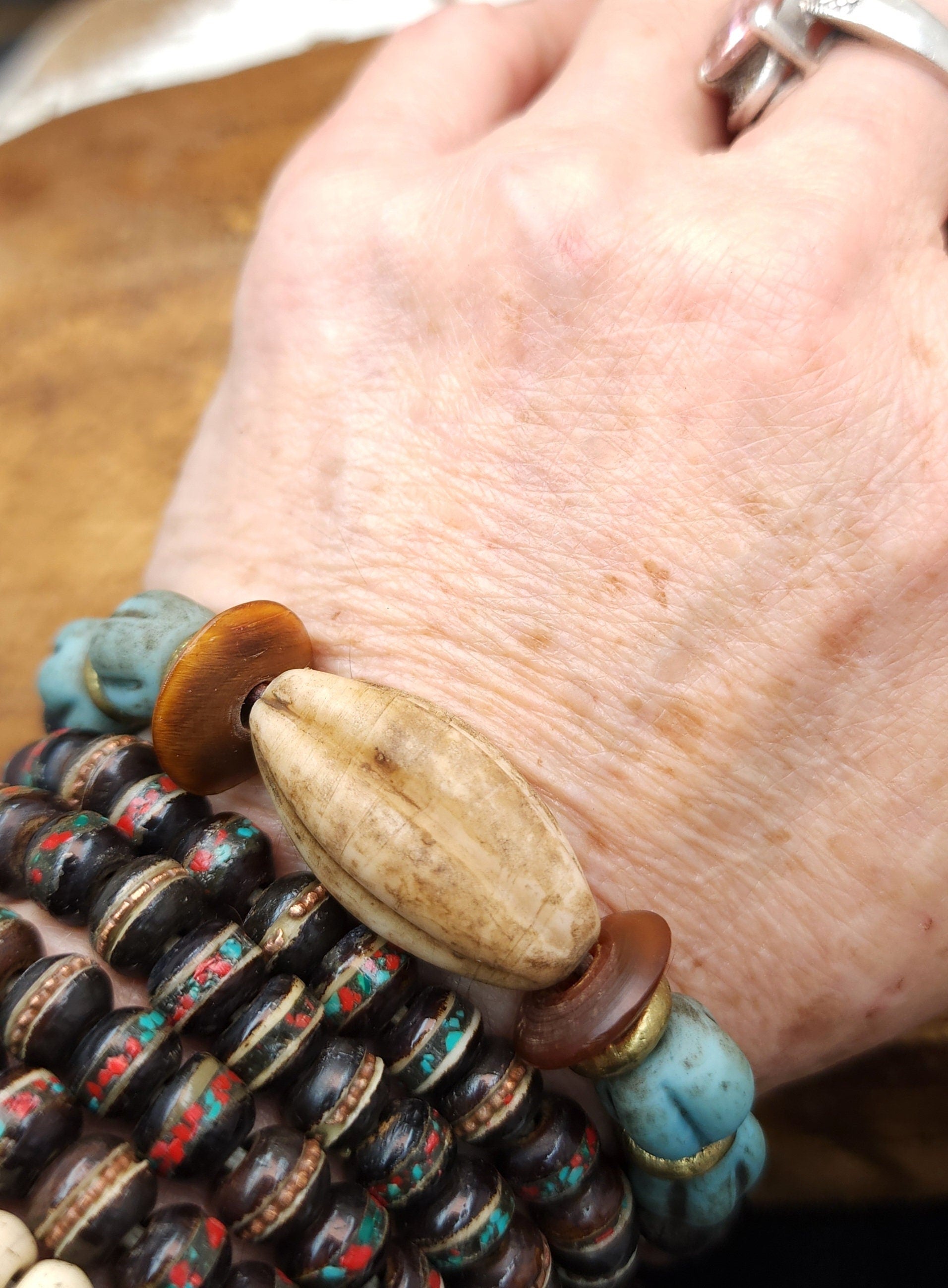 Pulsera Elegante Sofisticada - Rústica - Regalo Para Él O Ella - Joyería Hecha a Mano - Vintage - Pulsera de Cuero - Plata 99.9.