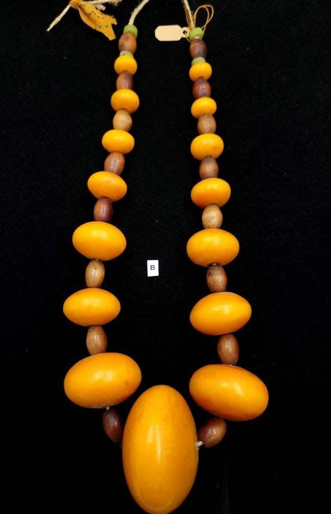 Copal African Resin Beads / African Trade Beads / Amber Beads / Option To Choose / Jewelry Supplies.
