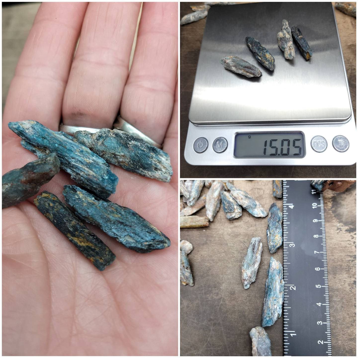 Kyanite Rough Stone / Healing Stones / Blue Kyanite / From Tanzania / Jewelry Supplies.