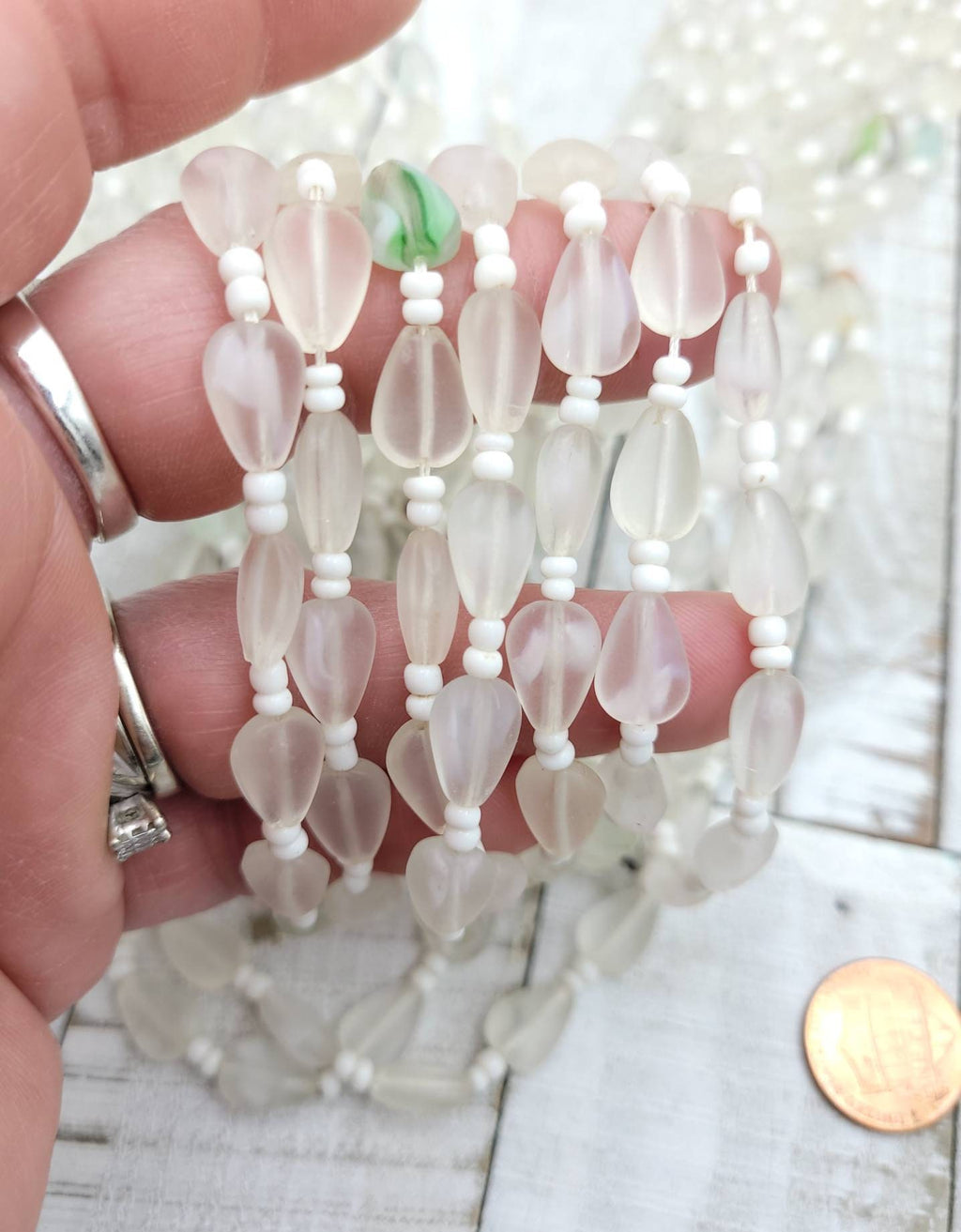 Beautiful Glass Beads From AfghanistanStrand 15-17 "10 x 8mm/Jewelry Supplies / Egyptian Style Beads/Choose Option.
