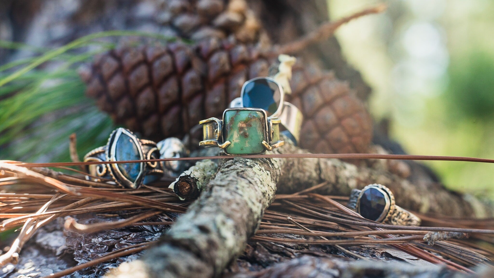 Beautiful Brass, 99.9 Silver, And Native American Face Ring
