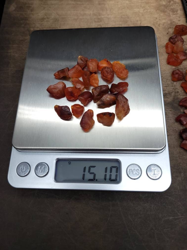 Authentic Carnelian / Rough Stone Real Carnelian / Healing Stone 15g.