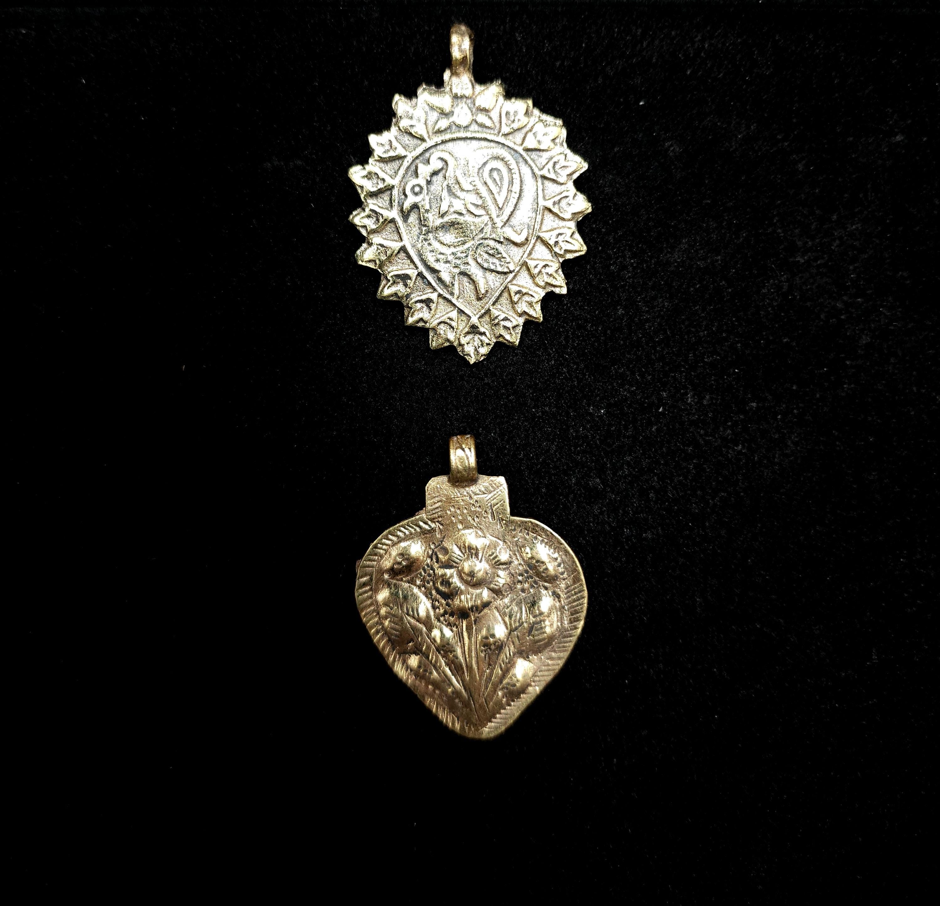 Afghani Artisan Hands pendants / Vintage / Tribal / Ethnic  / Jewelry Making Supplies.