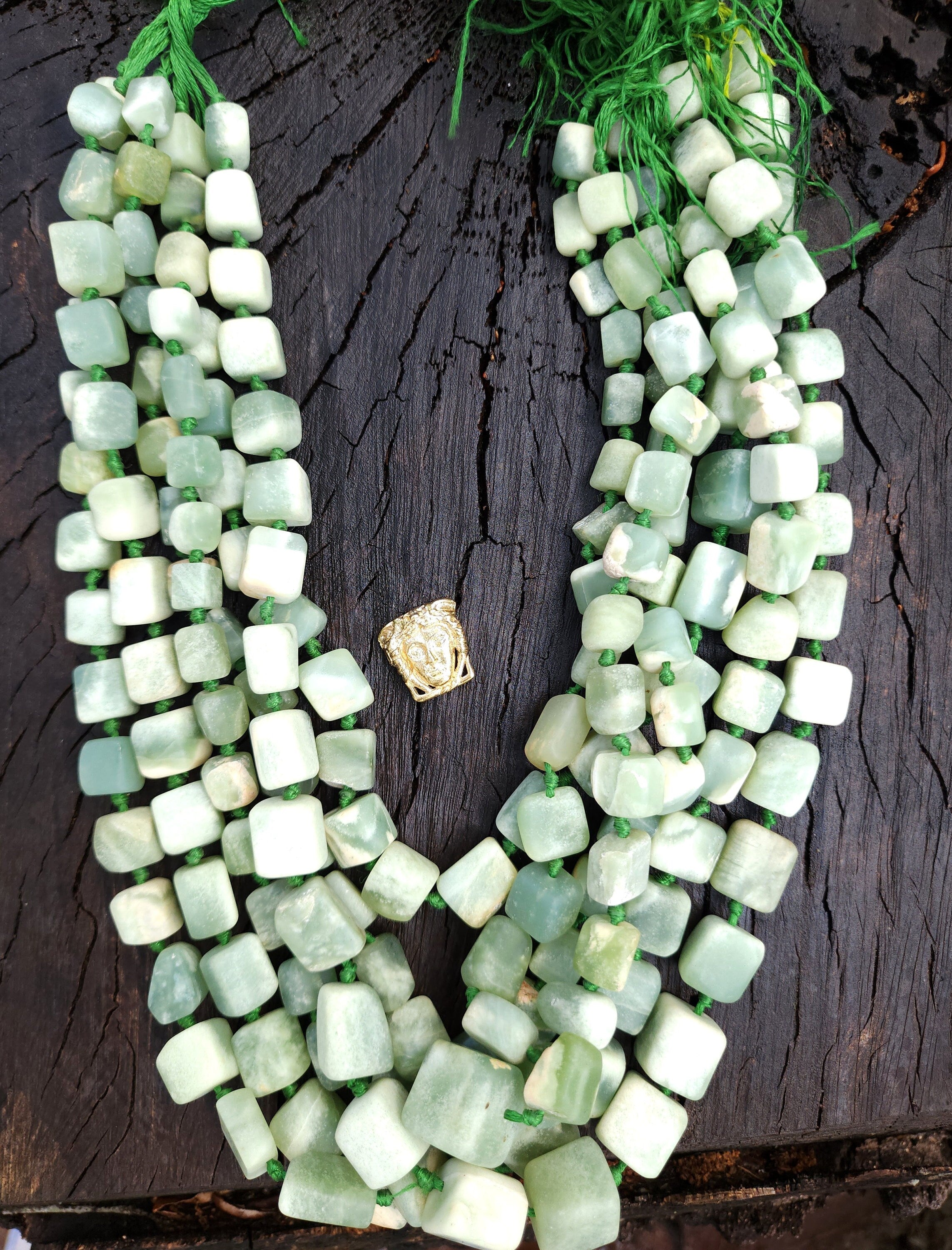 Natural Stone Beads (Jade) Of Afghanistan, Healing Stones (Jade), Option To Choose Green Or Lemon Green Full Strand 20-21", Jewelry Supplies