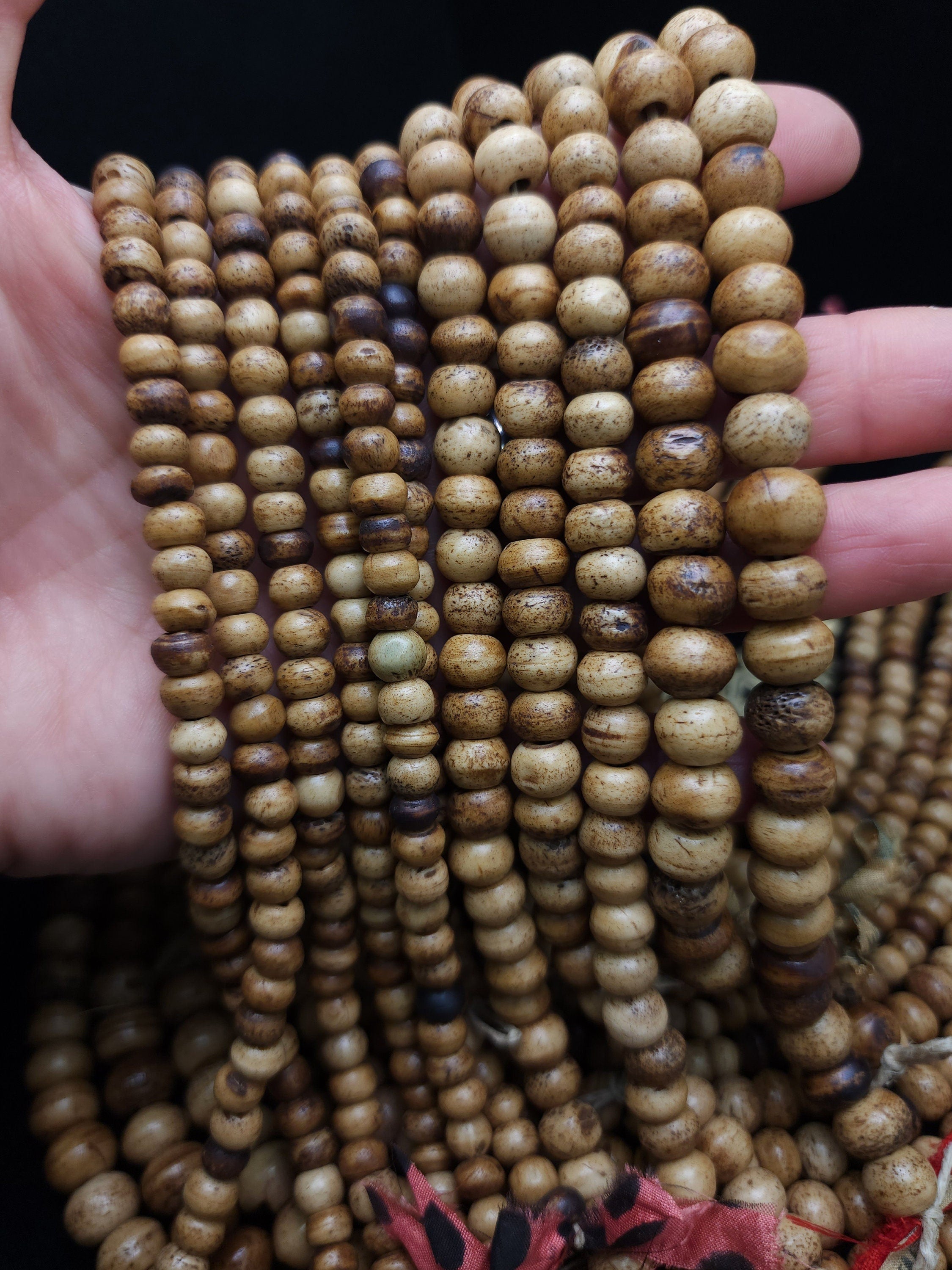 Handmade bone beads / African beads / Carbed bone beads / Jewelry supplies / Native American beads/ Ethnic beads / Boho beads / Tribal beads