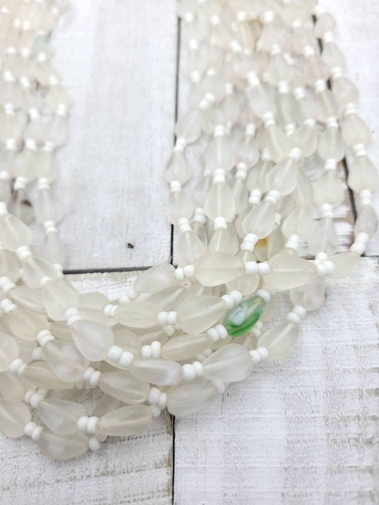 Beautiful Glass Beads From AfghanistanStrand 15-17 "10 x 8mm/Jewelry Supplies / Egyptian Style Beads/Choose Option.