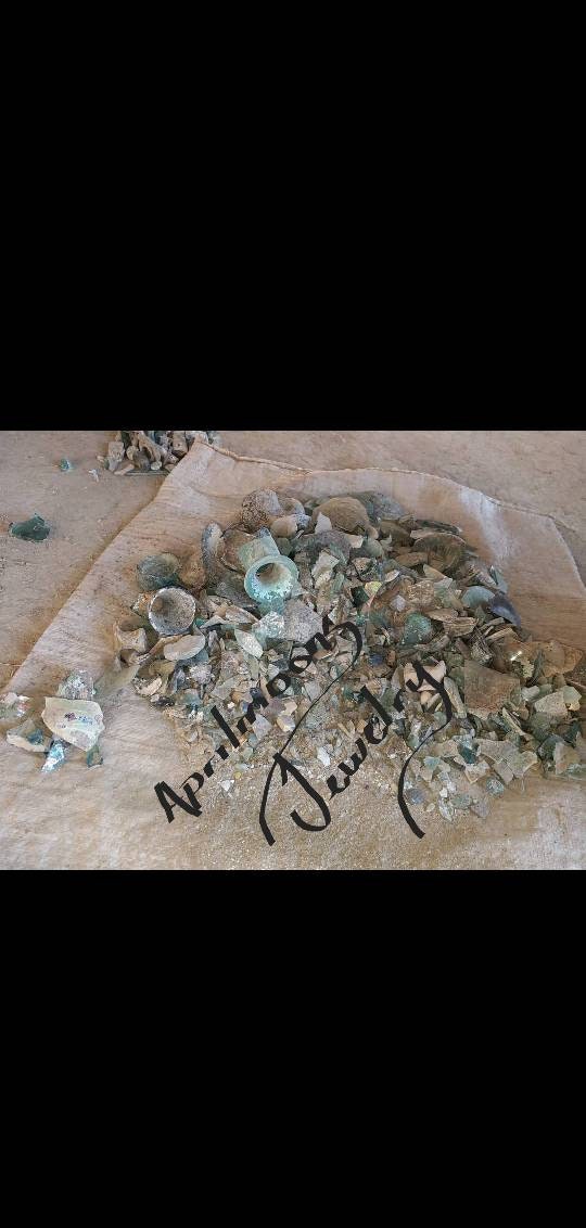 Ancient Roman Glass Hard To Find, Authentic Roman Glass  Approximately 2,000 Years Old, Necklace Very Old Glass Shards, Jewelry Supplies.