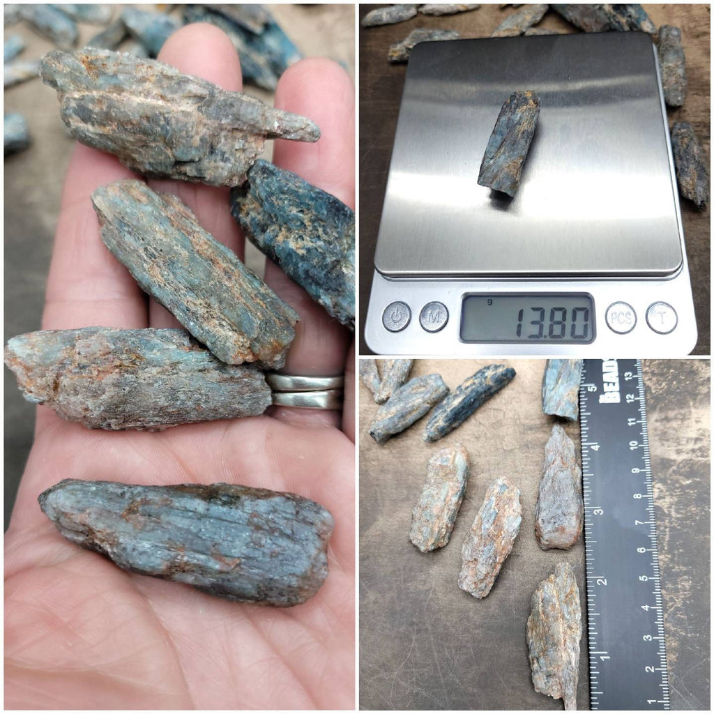 Kyanite Rough Stone / Healing Stones / Blue Kyanite / From Tanzania / Jewelry Supplies.