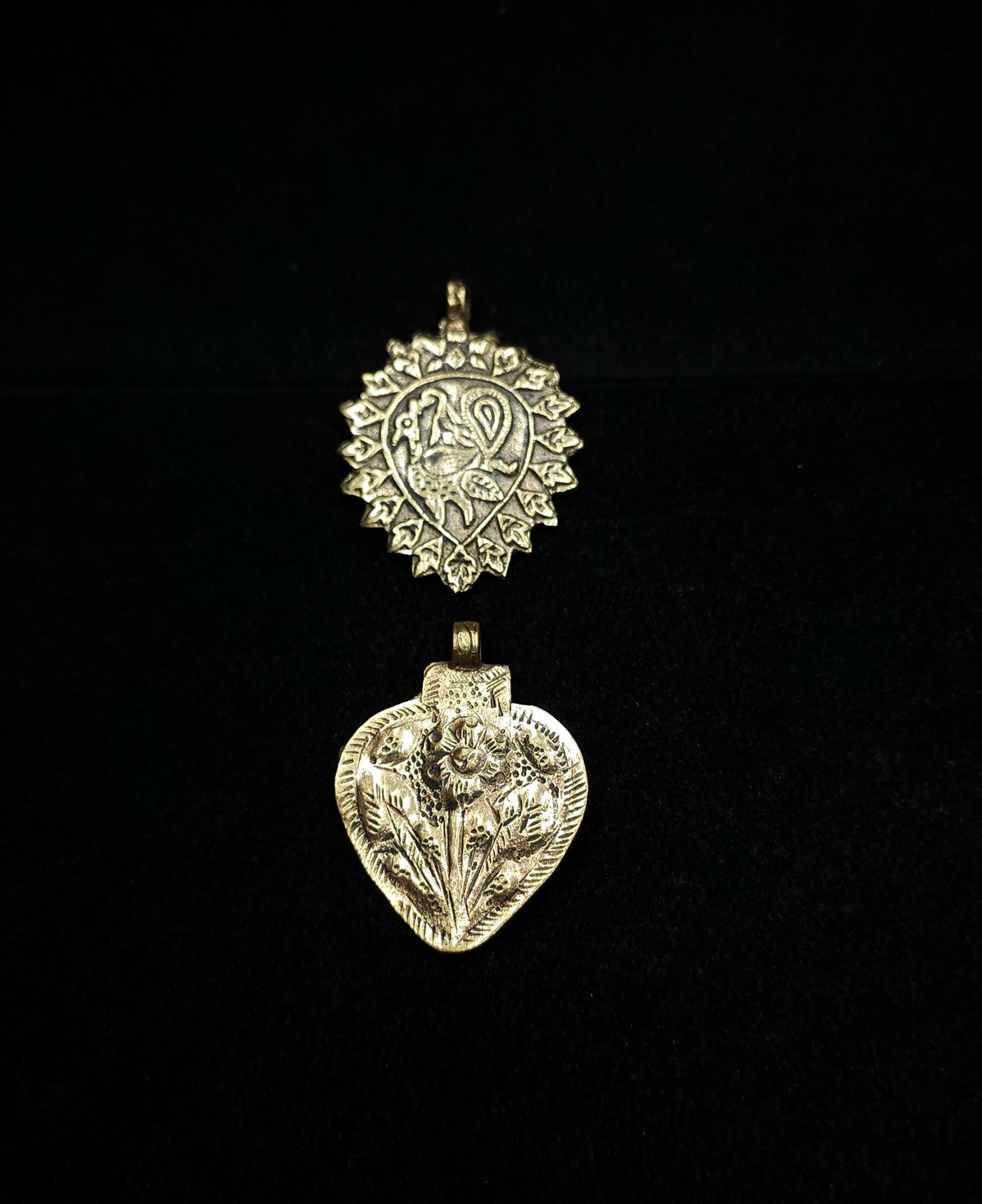 Afghani Artisan Hands pendants / Vintage / Tribal / Ethnic  / Jewelry Making Supplies.