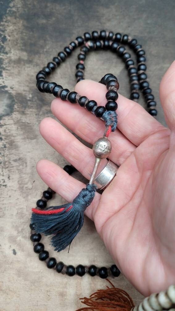 Mala 108 Bone Beads  RosaryBuddhist