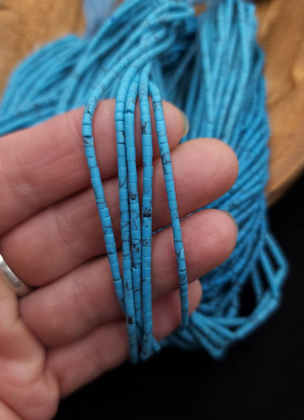 Heishi Beads Afghan Stone Seeds Choose Option 2mm Or 3mm/ Strand 12 "Inches Long / Afghanistan Beads / Jewelry Supplies.