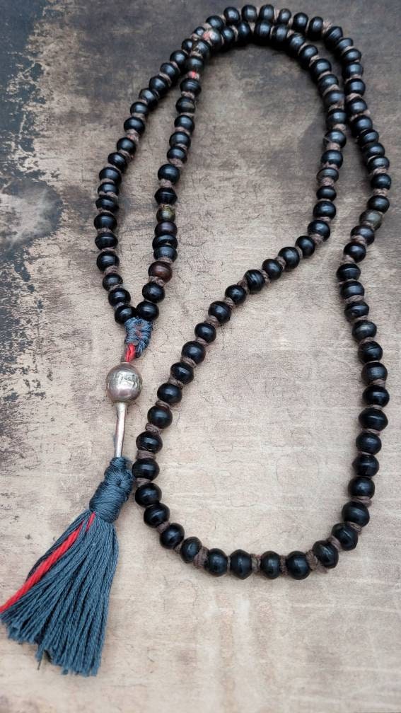 Mala 108 Bone Beads  RosaryBuddhist