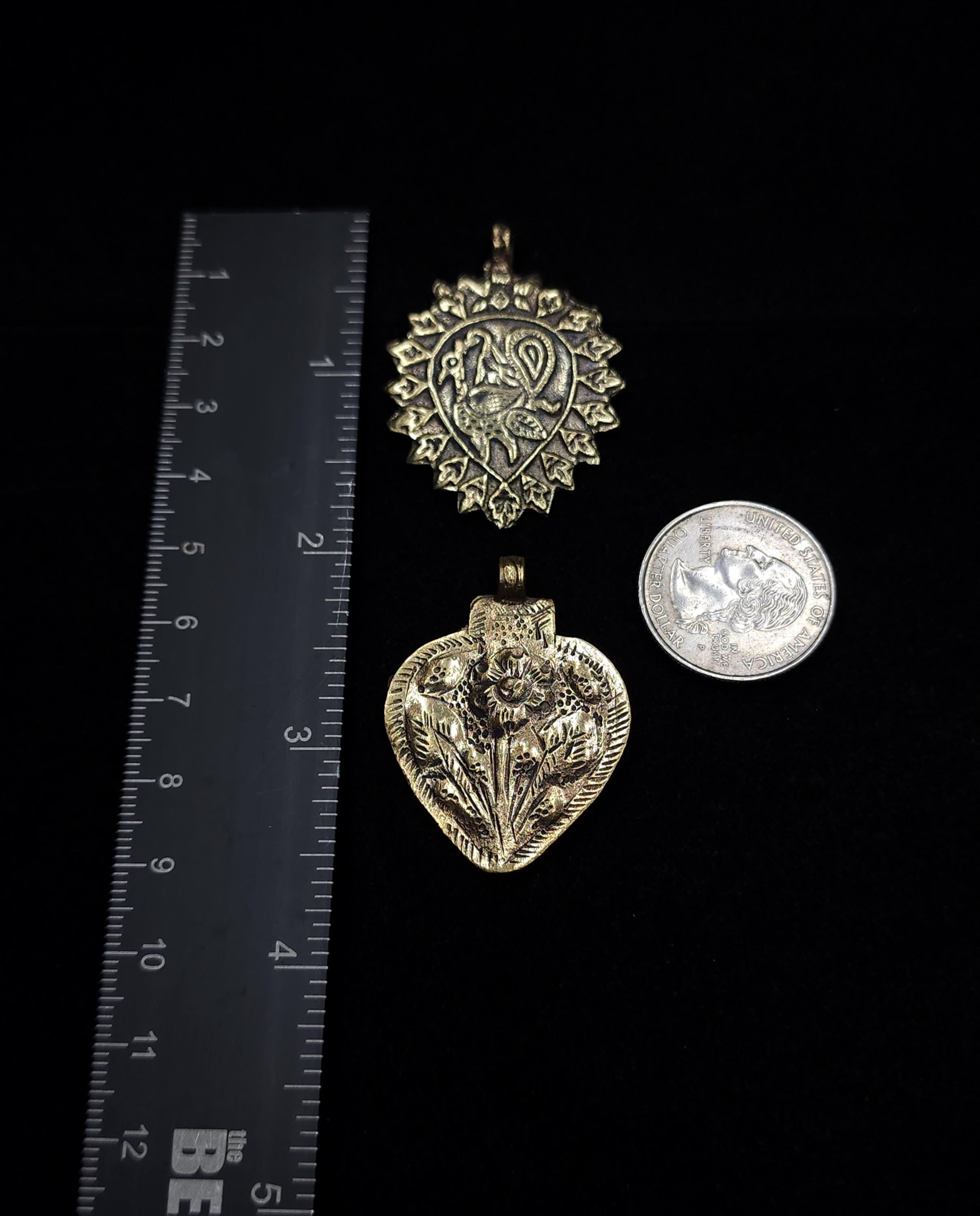 Afghani Artisan Hands pendants / Vintage / Tribal / Ethnic  / Jewelry Making Supplies.