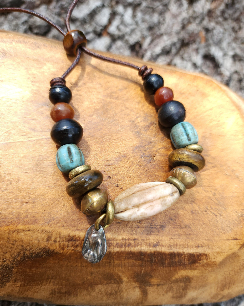 Pulsera Elegante Sofisticada - Rústica - Regalo Para Él O Ella - Joyería Hecha a Mano - Vintage - Pulsera de Cuero - Plata 99.9.