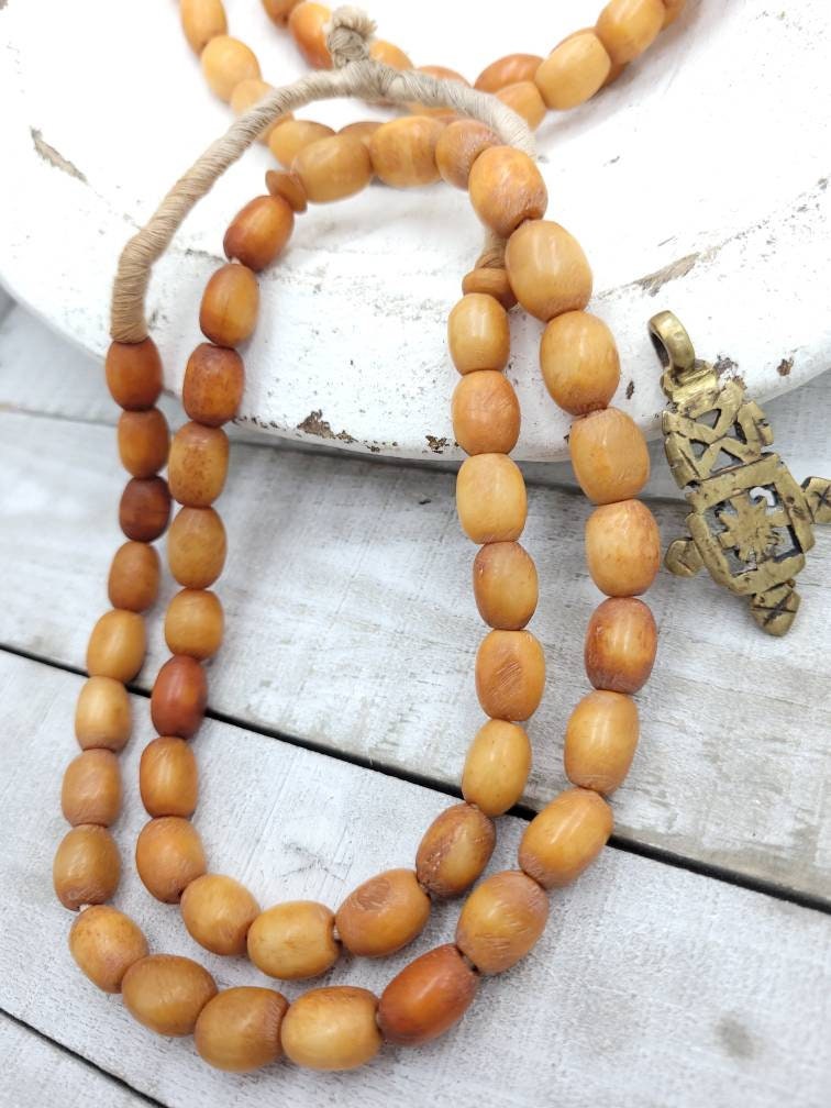 African Camel Bone Beads 13 "Option to Choose 11-13mm x9-10mm Or 13-15mm x 9-10mm/African Trade Beads/ Jewelry Supplies.