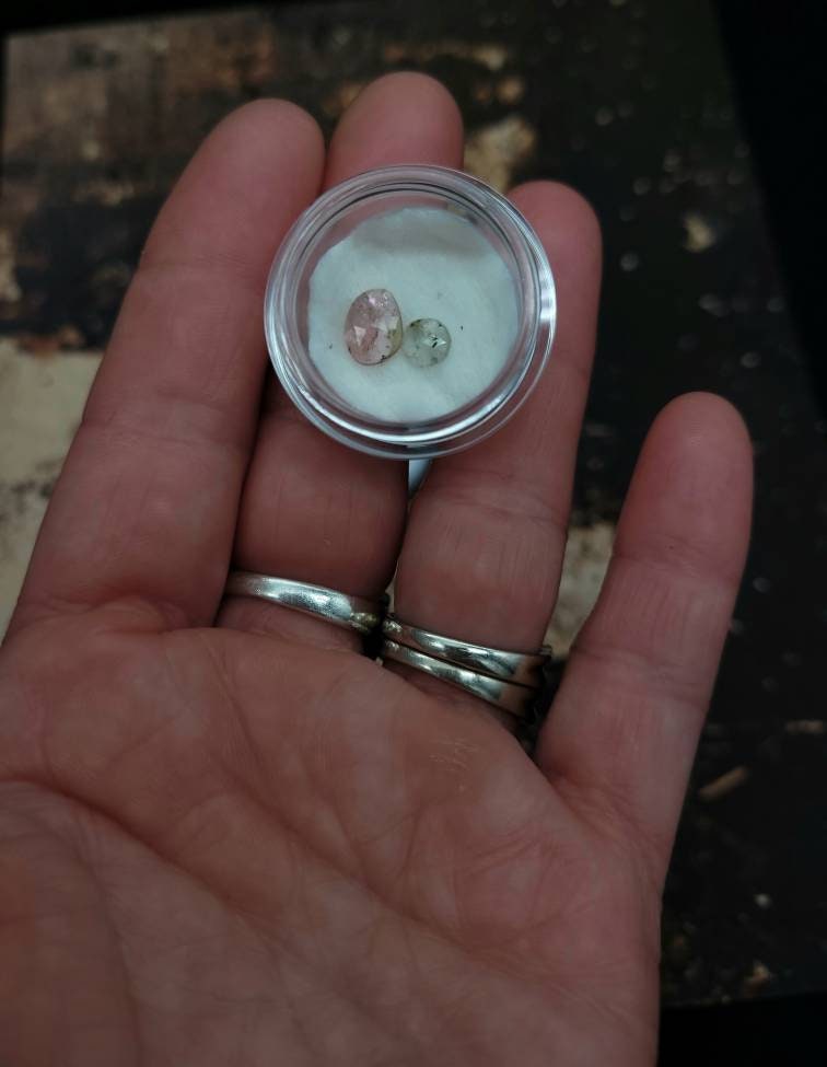 Rose cut Multi Tourmaline Natural High Quality