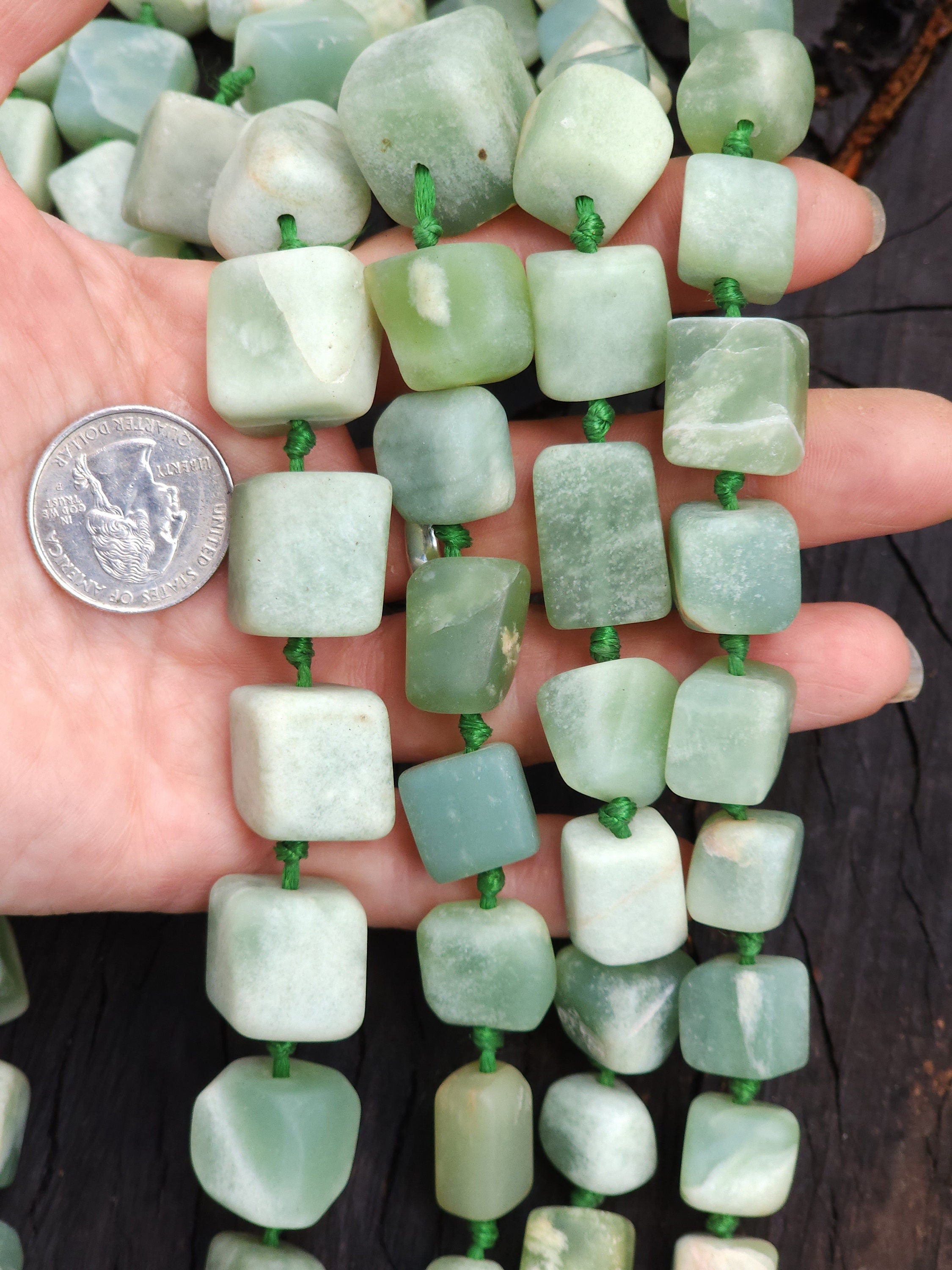 Natural Stone Beads (Jade) Of Afghanistan, Healing Stones (Jade), Option To Choose Green Or Lemon Green Full Strand 20-21", Jewelry Supplies