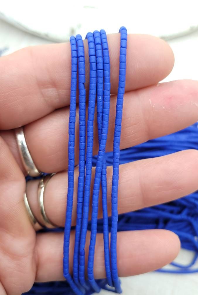 Heishi Beads Afghan Stone Seeds Choose Option 2mm Or 3mm/ Strand 12 "Inches Long / Afghanistan Beads / Jewelry Supplies.