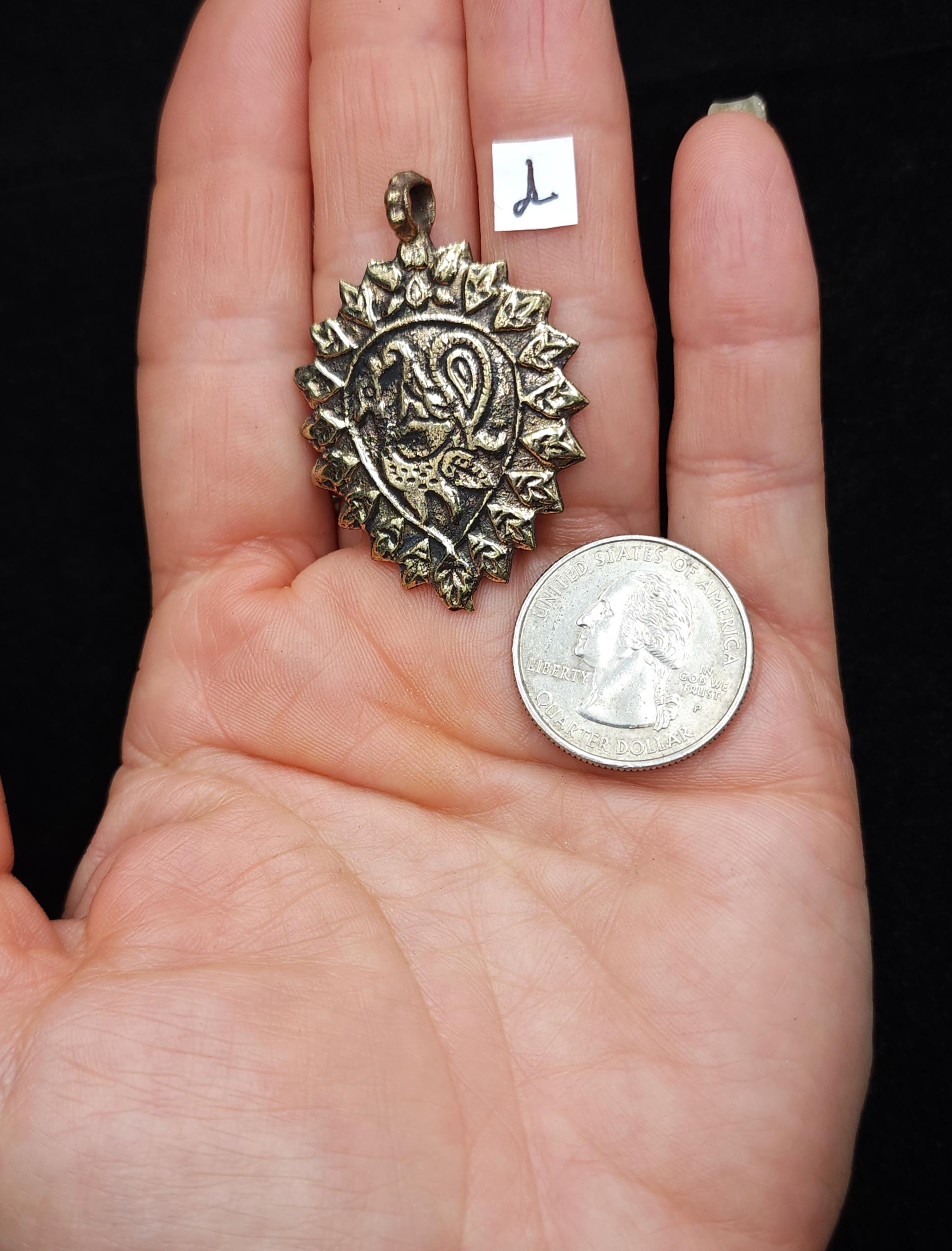 Afghani Artisan Hands pendants / Vintage / Tribal / Ethnic  / Jewelry Making Supplies.