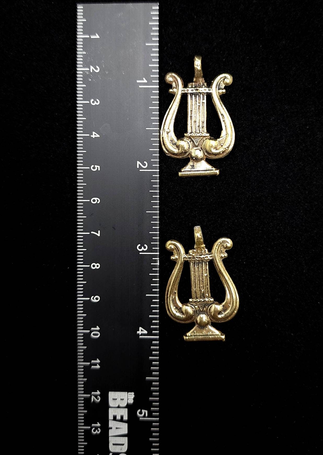 Afghani Artisan Hands Brass Pendants 35-36mm Long x 23mm Wide / Vintage / Tribal / Ethnic  / Jewelry Making Supplies.