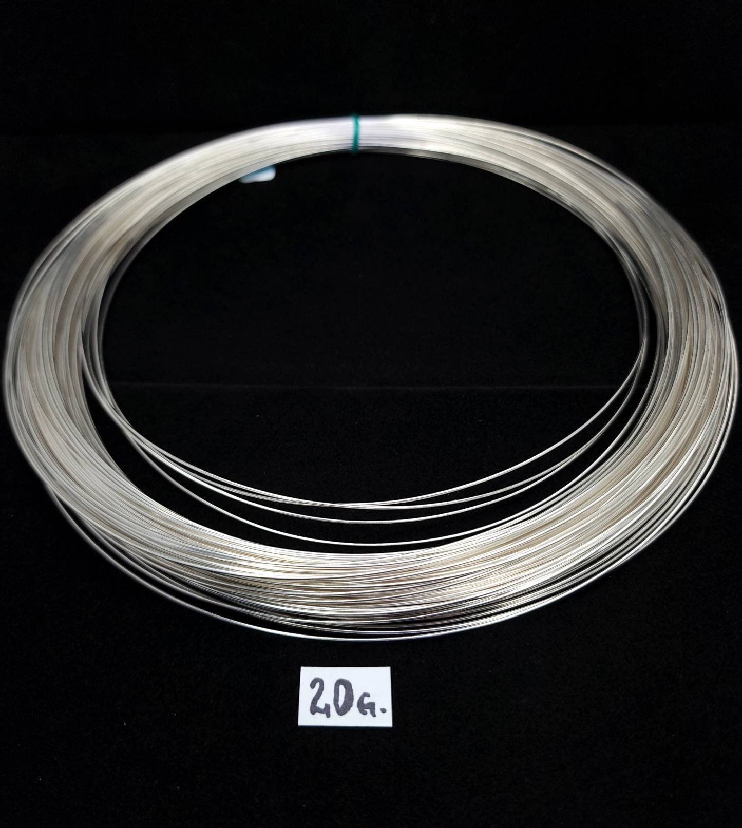 925 Sterling Silver Round Wire / Soft Dead 20 Gauge / Price is for 3 Feet or 6 Feet Handmade / Jewelry Making Supplies