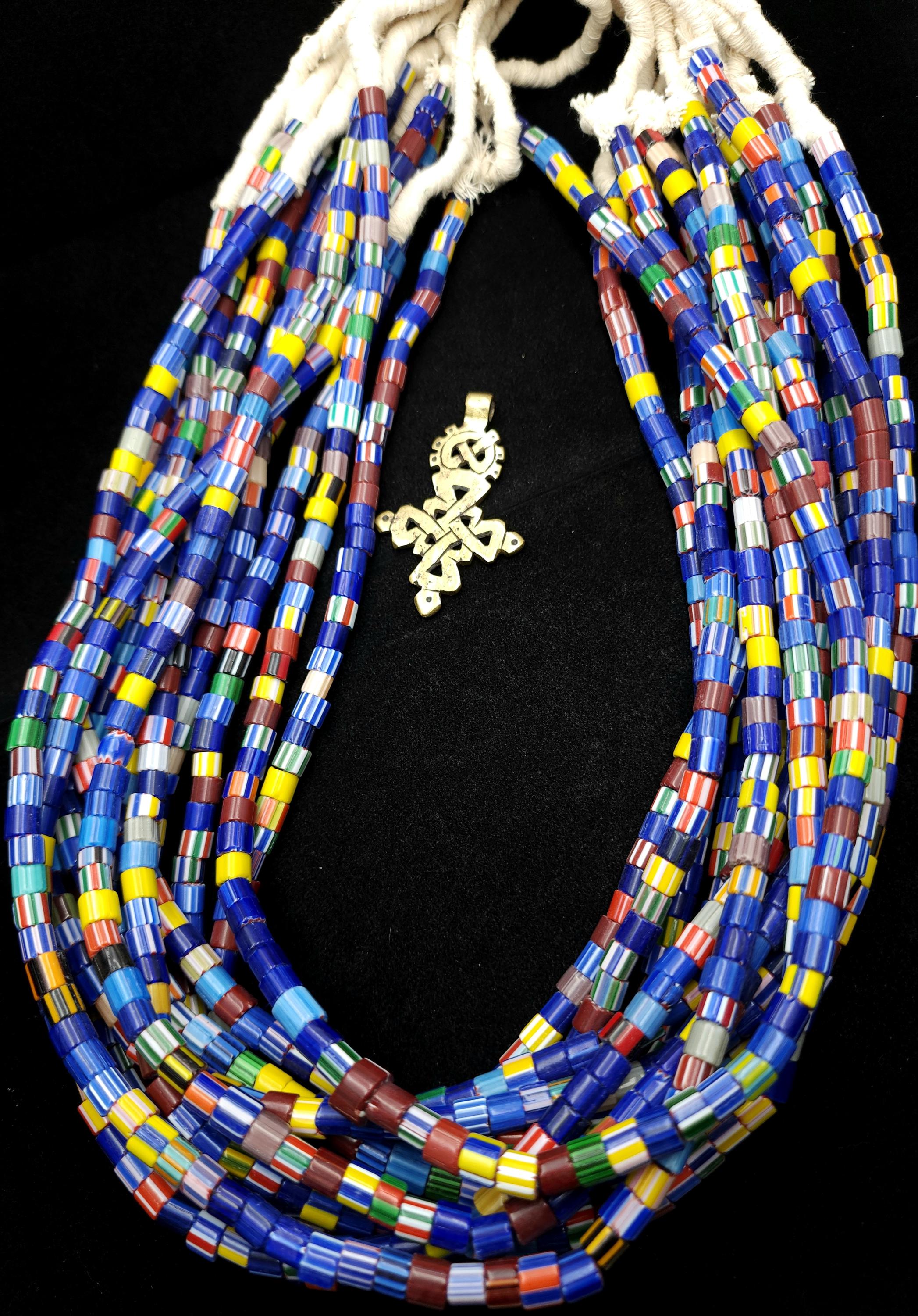 Full Strand 22-24" Multicolor Chevron Beads From India, 5x8mm- 7x8mm, Jewelry Making Supplies, Crafting.