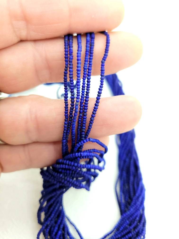 1+mm High Quality Natural Tiny Heishi Lapis Lazuli Saucer Shaped Beads / Jewelry Supplies / Beautiful Beads From Afghanistan / Heisi Beads.