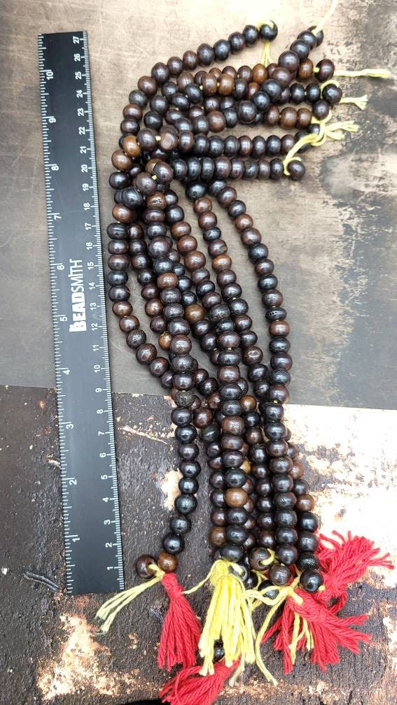 Cuentas de hueso hechas a mano Carbed/Cuentas tribales/Cuentas hippie/Boho/Nativo americano/Suministros de joyería.