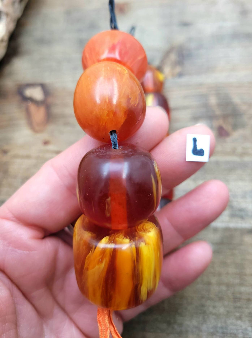 Synthetic Resin Beads /Option To Choose In Size / African / Tribal / Ethnic / Jewelry Supplies.