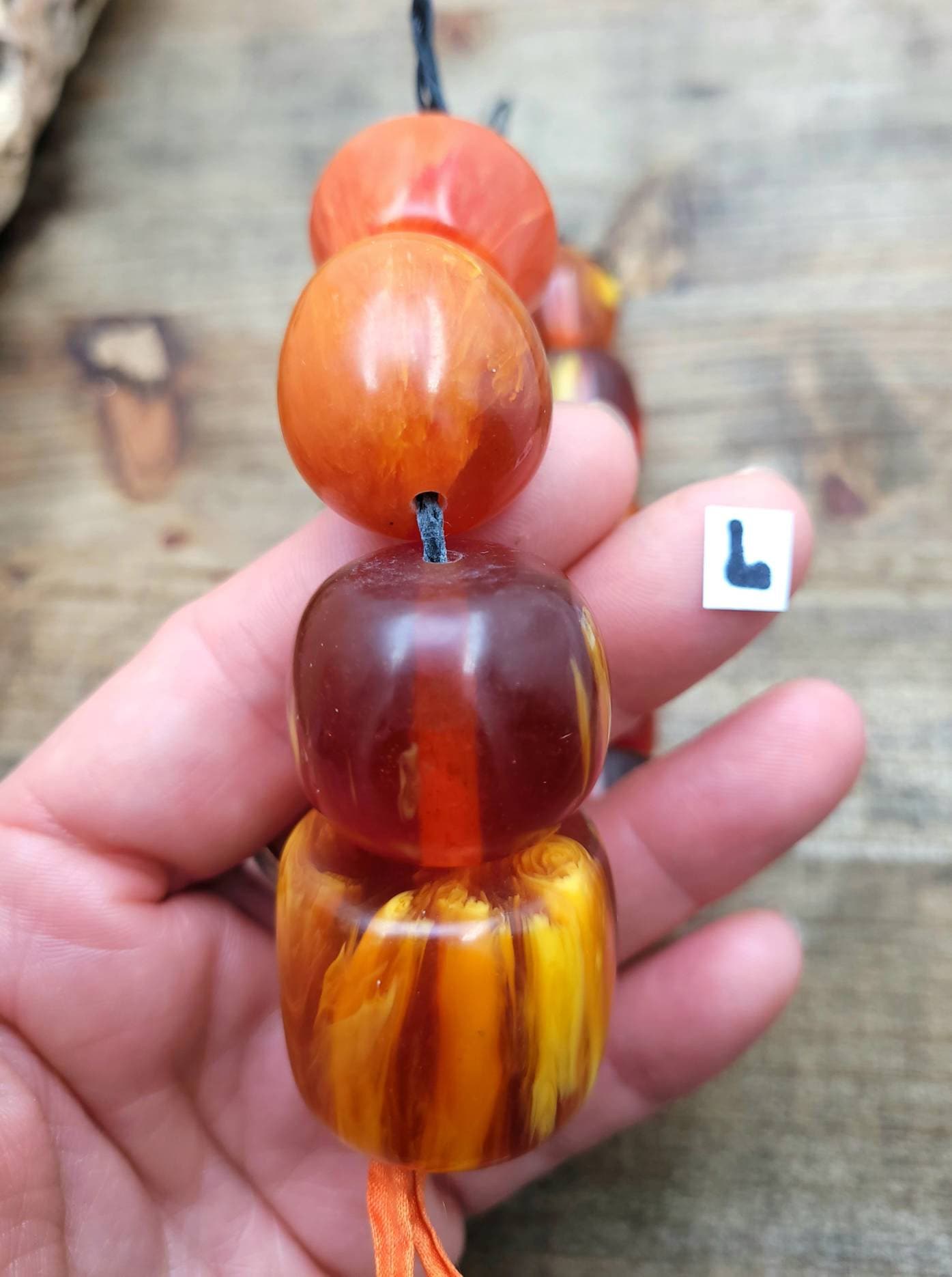 Synthetic Resin Beads /Option To Choose In Size / African / Tribal / Ethnic / Jewelry Supplies.
