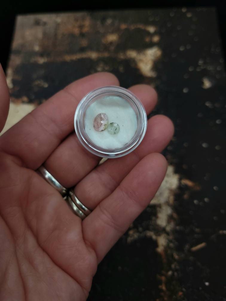 Rose cut Multi Tourmaline Natural High Quality